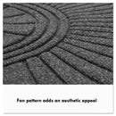 Guardian EcoGuard Diamond Floor Mat, Single Fan, 36 x 72, Charcoal