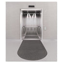 Guardian EcoGuard Diamond Floor Mat, Single Fan, 36 x 72, Charcoal