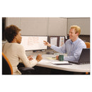 Quartet Prestige Cubicle Total Erase Whiteboard, 36 x 18, White Surface, Graphite Frame