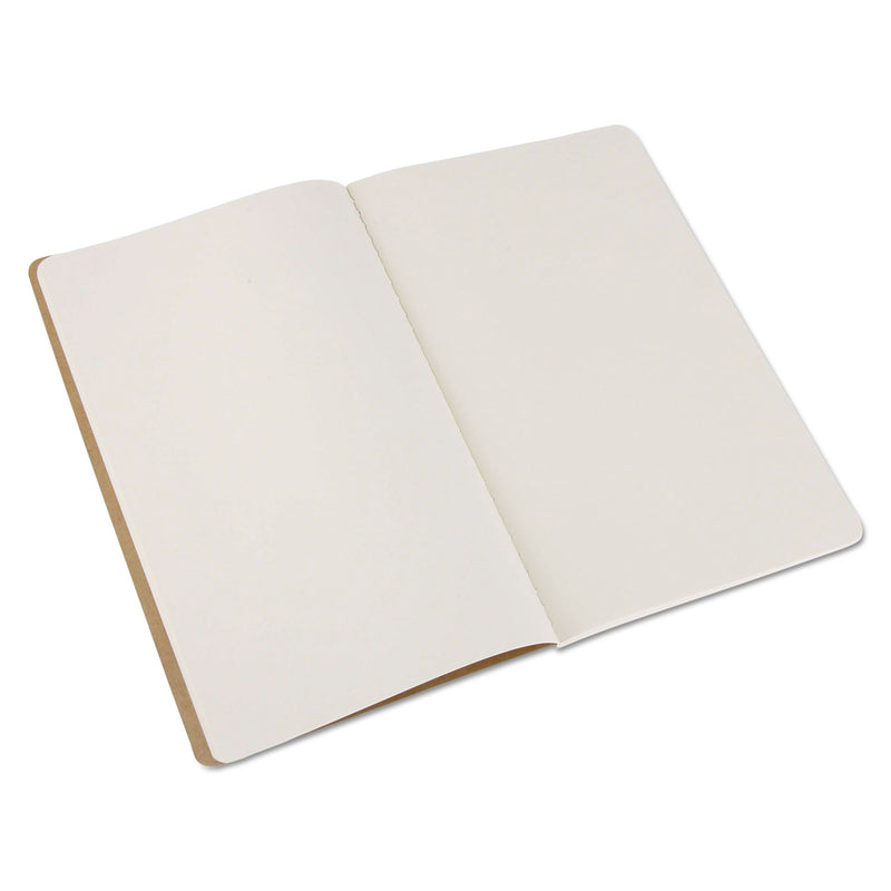 Moleskine Cahier Journal, 1 Subject, Unruled, Brown Kraft Cover, 8.25 x 5, 80 Sheets, 3/Pack