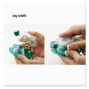 Tombow MONO Removable Adhesive Applicator, 0.33" x 39.33 ft, Dries Light Green