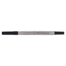 Parker Refill for Parker Roller Ball Pens, Medium Conical Tip, Black Ink