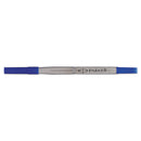 Parker Refill for Parker Roller Ball Pens, Fine Conical Tip, Blue Ink