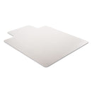deflecto SuperMat Frequent Use Chair Mat, Med Pile Carpet, Flat, 36 x 48, Lipped, Clear