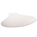 deflecto SuperMat Frequent Use Chair Mat, Medium Pile Carpet, 60 x 66, Workstation, Clear