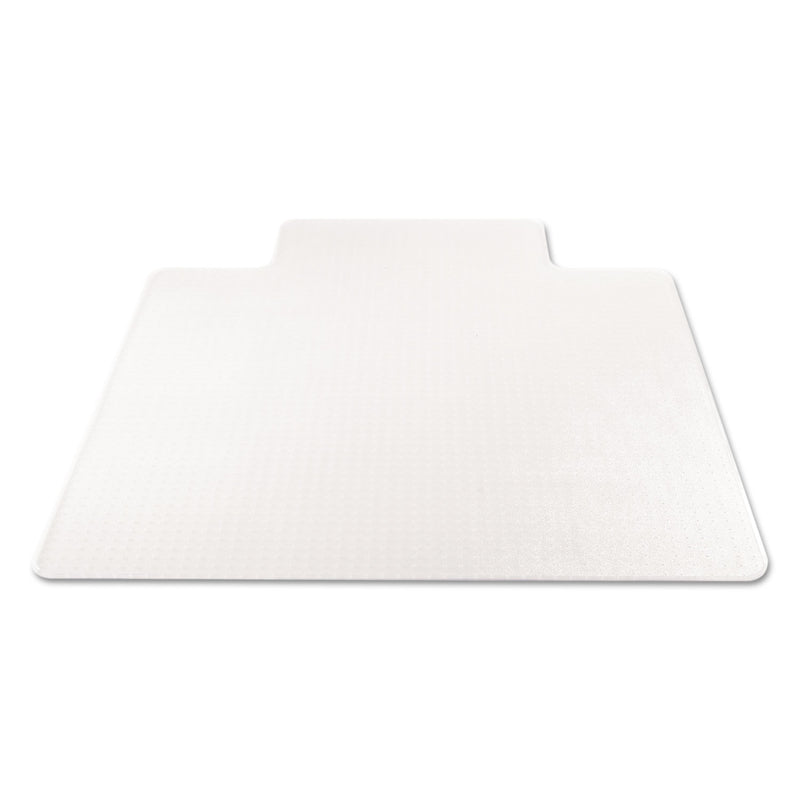 deflecto SuperMat Frequent Use Chair Mat for Medium Pile Carpet, 45 x 53, Wide Lipped, Clear