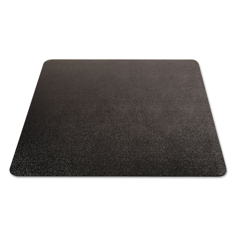 deflecto EconoMat Occasional Use Chair Mat for Low Pile Carpet, 46 x 60, Rectangular, Black