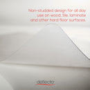 deflecto All Day Use Chair Mat - Hard Floors, 46 x 60, Rectangle, Clear