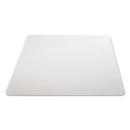 deflecto All Day Use Chair Mat - Hard Floors, 46 x 60, Rectangle, Clear