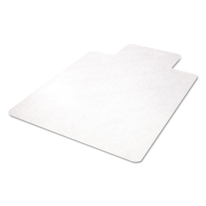 deflecto EconoMat All Day Use Chair Mat for Hard Floors, 36 x 48, Lipped, Clear