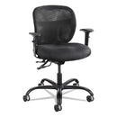 Safco Vue Intensive-Use Mesh Task Chair, Supports Up to 500 lb, 18.5" to 21" Seat Height, Black