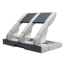 Swingline 75-Sheet Heavy-Duty High-Capacity Three-Hole Adjustable Punch, 9/32" Holes, Putty/Gray