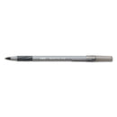 BIC Round Stic Grip Xtra Comfort Ballpoint Pen, Stick, Fine 0.8 mm, Black Ink, Gray/Black Barrel, Dozen