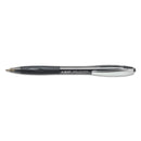 BIC GLIDE Ballpoint Pen, Retractable, Medium 1 mm, Black Ink, Black Barrel, Dozen