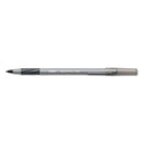 BIC Round Stic Grip Xtra Comfort Ballpoint Pen, Easy-Glide, Stick, Medium 1.2 mm, Black Ink, Gray/Black Barrel, Dozen