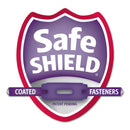 Smead 6-Section Pressboard Top Tab Pocket-Style Classification Folders with SafeSHIELD Fasteners, 2 Dividers, Legal, Blue, 10/BX