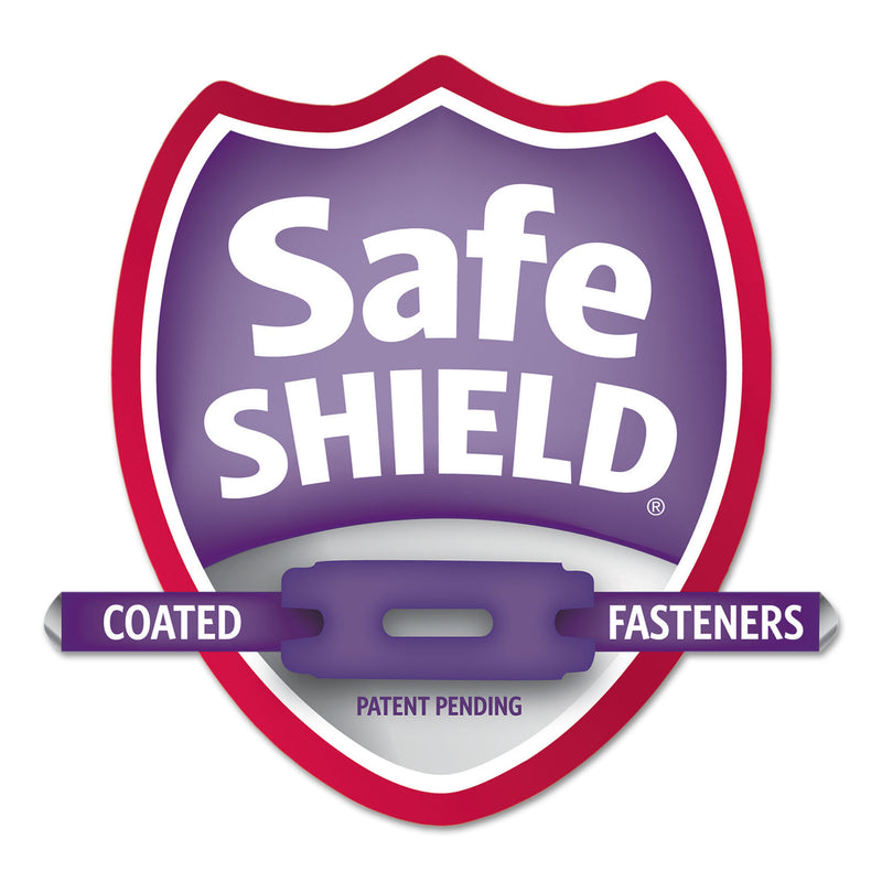 Smead 6-Section Pressboard Top Tab Pocket-Style Classification Folder, SafeSHIELD Fasteners, 2 Dividers, Legal, Dark Blue, 10/Box