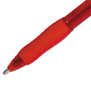 Paper Mate Profile Ballpoint Pen, Retractable, Bold 1.4 mm, Red Ink, Red Barrel, Dozen