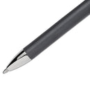 Paper Mate FlexGrip Elite Ballpoint Pen, Stick, Medium 1 mm, Black Ink, Black Barrel, Dozen