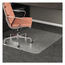 deflecto RollaMat Frequent Use Chair Mat, Medium Pile Carpet, Flat, 46 x 60, Rectangle, Clear