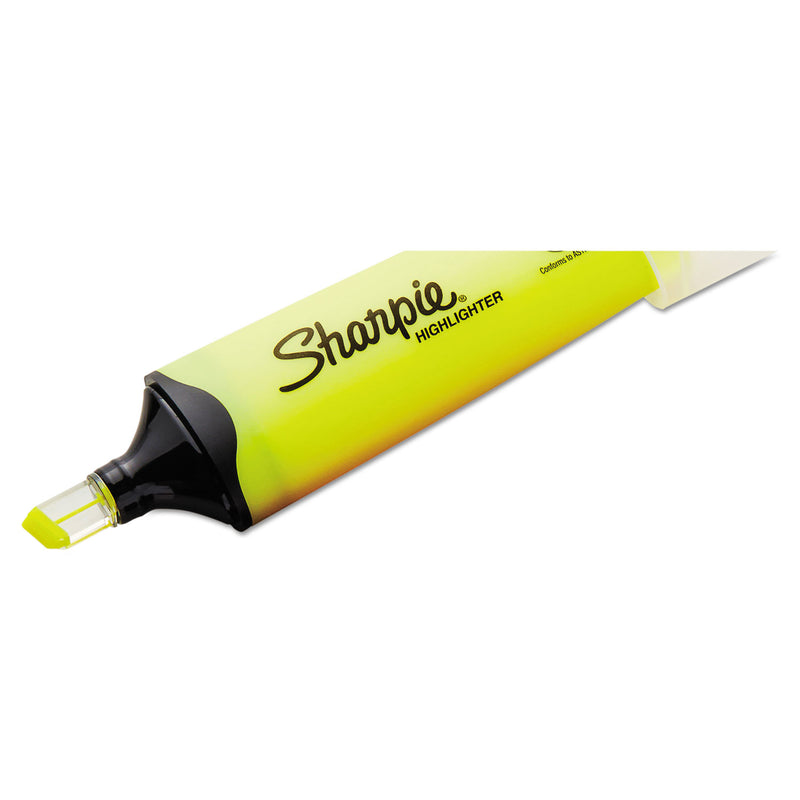 Sharpie Clearview Tank-Style Highlighter, Assorted Ink Colors, Chisel Tip, Assorted Barrel Colors, 4/Set