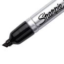 Sharpie King Size Permanent Marker, Broad Chisel Tip, Black, 4/Pack