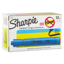 Sharpie Tank Style Highlighters, Blue Ink, Chisel Tip, Blue Barrel, Dozen