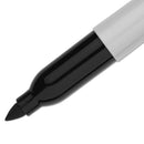 Sharpie Super Permanent Marker, Fine Bullet Tip, Black, Dozen
