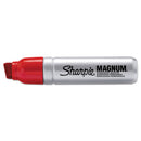 Sharpie Magnum Permanent Marker, Broad Chisel Tip, Red