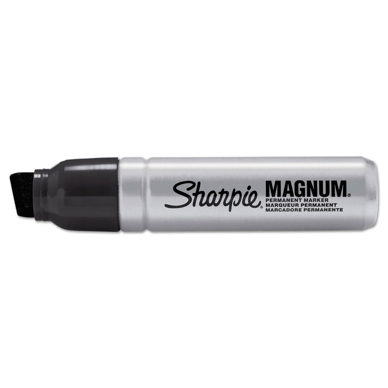 Sharpie Magnum Permanent Marker, Broad Chisel Tip, Black