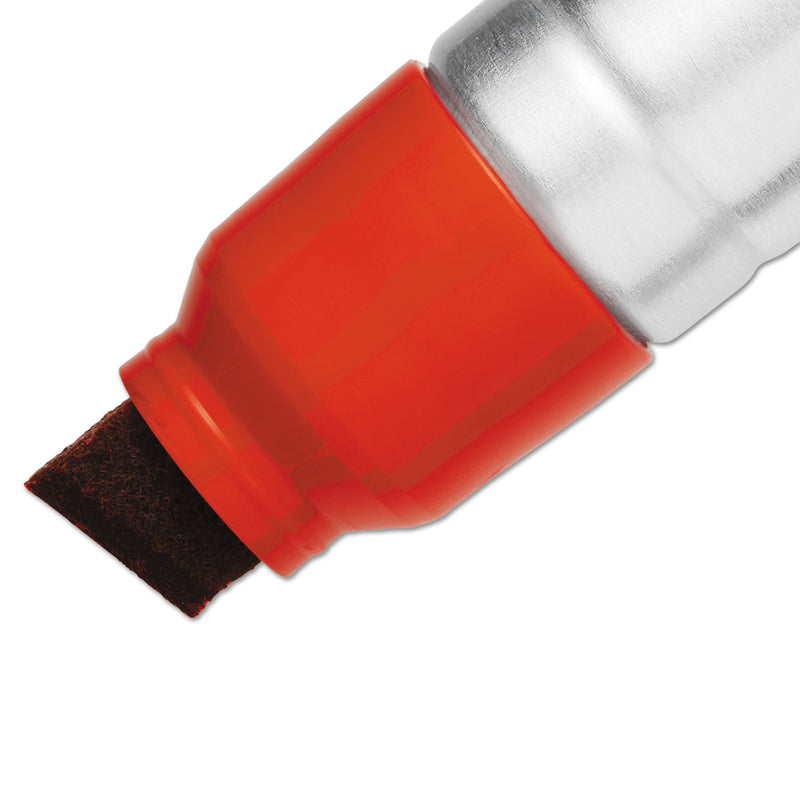 Sharpie Magnum Permanent Marker, Broad Chisel Tip, Red