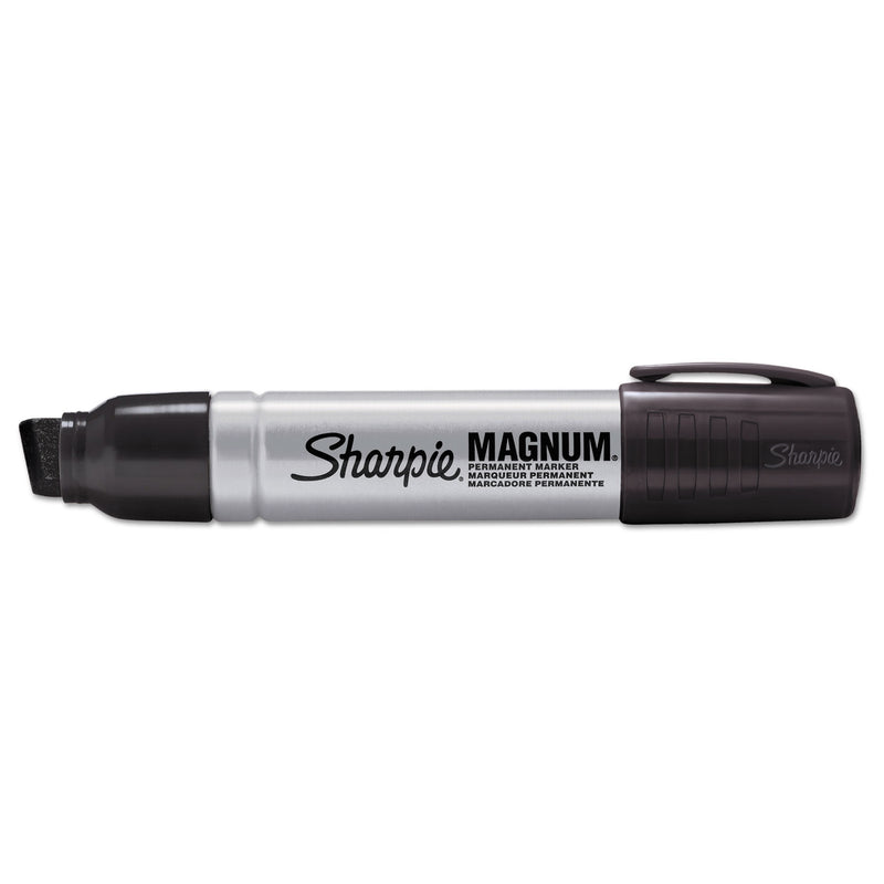 Sharpie Magnum Permanent Marker, Broad Chisel Tip, Black