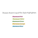 Sharpie Liquid Pen Style Highlighters, Fluorescent Pink Ink, Chisel Tip, Pink/Black/Clear Barrel, Dozen