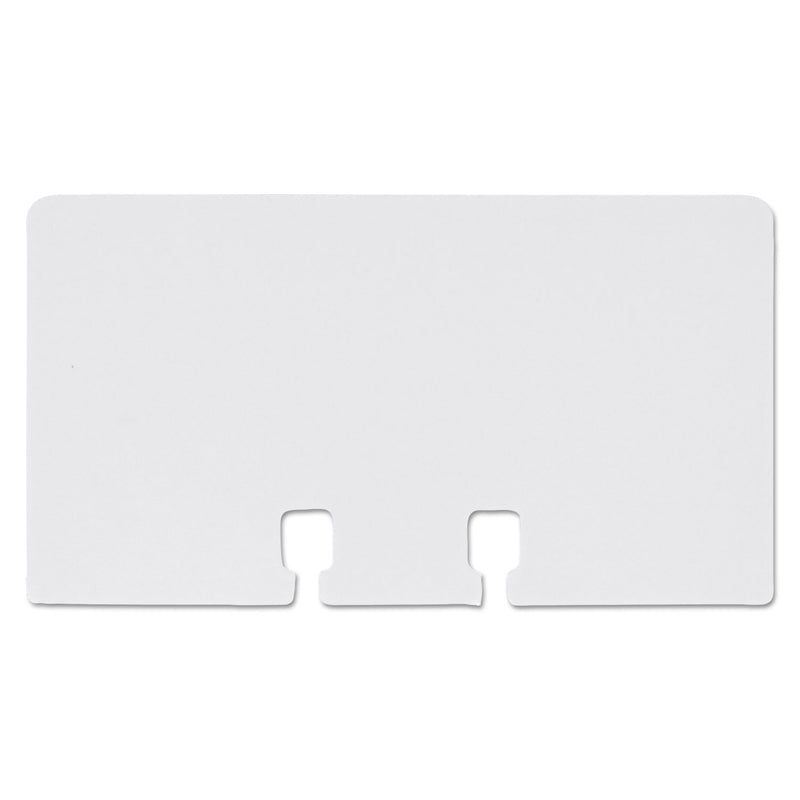 Rolodex Plain Unruled Refill Card, 2.25 x 4, White, 100 Cards/Pack