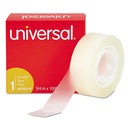 Universal Invisible Tape, 1" Core, 0.75" x 83.33 ft, Clear, 6/Pack