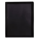 Smead Frame View Poly Two-Pocket Folder, 100-Sheet Capacity, 11 x 8.5, Clear/Black, 5/Pack