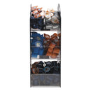 Vertiflex Compact Condiment Organizer, 6 Compartments, 6.13 x 8 x 18, Black