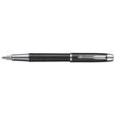 Parker IM Premium Roller Ball Pen, Stick, Fine 0.7 mm, Black Ink, Black/Chrome Barrel