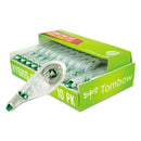 Tombow MONO Hybrid Style Correction Tape, Non-Refillable, Clear Applicator, 0.17" x 394", 10/Pack