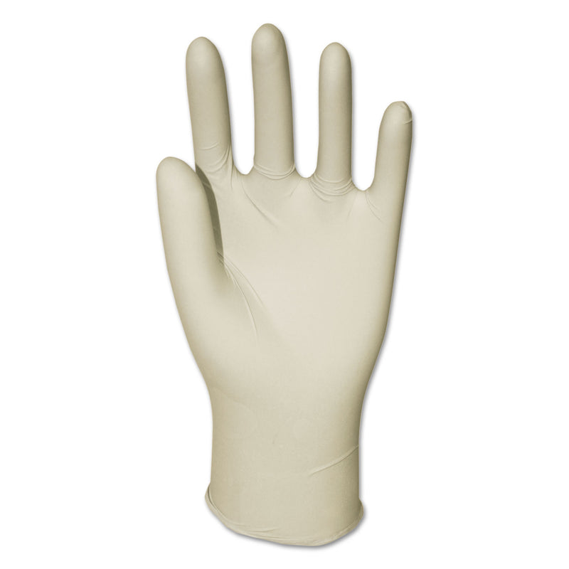 Boardwalk General-Purpose Latex Gloves, Natural, Large, Powder-Free, 4.4 mil, 1000/Carton