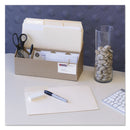 Smead Erasable SuperTab File Folders, 1/3-Cut Tabs: Assorted, Letter Size, 0.75" Expansion, Manila, 24/Pack