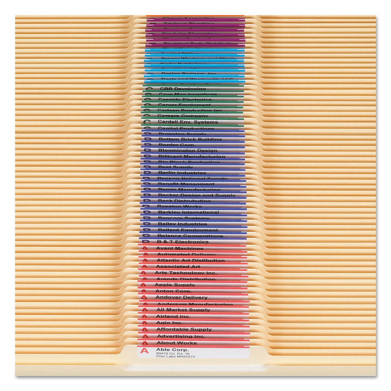 Smead Reinforced Tab Manila File Folders, 1/3-Cut Tabs: Center Position, Letter Size, 0.75" Expansion, 11-pt Manila, 100/Box