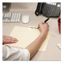 Smead Erasable SuperTab File Folders, 1/3-Cut Tabs: Assorted, Letter Size, 0.75" Expansion, Manila, 24/Pack
