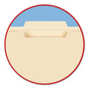 Smead Reinforced Tab Manila File Folders, 1/3-Cut Tabs: Center Position, Letter Size, 0.75" Expansion, 11-pt Manila, 100/Box