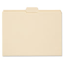Smead Reinforced Tab Manila File Folders, 1/5-Cut Tabs: Assorted, Letter Size, 0.75" Expansion, 11-pt Manila, 100/Box