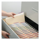Smead Manila Fastener Folders with SafeSHIELD Coated Fasteners, 2 Fasteners, Letter Size, Manila Exterior, 50/Box