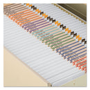 Smead Reinforced Top Tab Colored File Folders, Straight Tabs, Letter Size, 0.75" Expansion, White, 100/Box