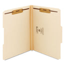 Smead Top Tab Manila Expansion Fastener Folders, 1.5" Expansion, 2 Fasteners, Letter Size, Manila Exterior, 50/Box