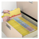 Smead Colored Pressboard Fastener Folders with SafeSHIELD Coated Fasteners, 2 Fasteners, Letter Size, Yellow Exterior, 25/Box
