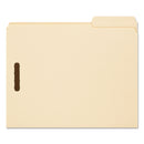 Smead Top Tab Fastener Folders, 1/3-Cut Tabs: Right, 2 Fasteners, Letter Size, 11-pt Manila Exterior, 50/Box